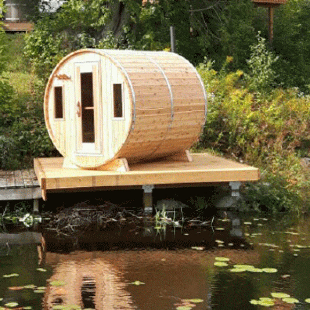 Knotty Cedar Barrel Saunas